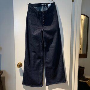 Lands End Wide Leg Jeans